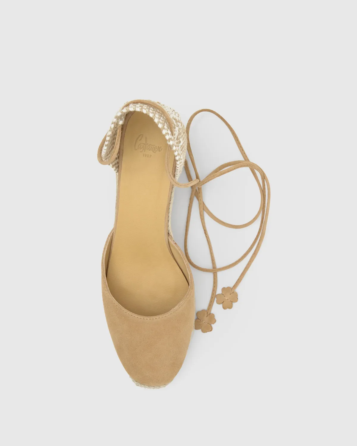 Castaner Carina 6 007 espadrille tostado suede 7cm