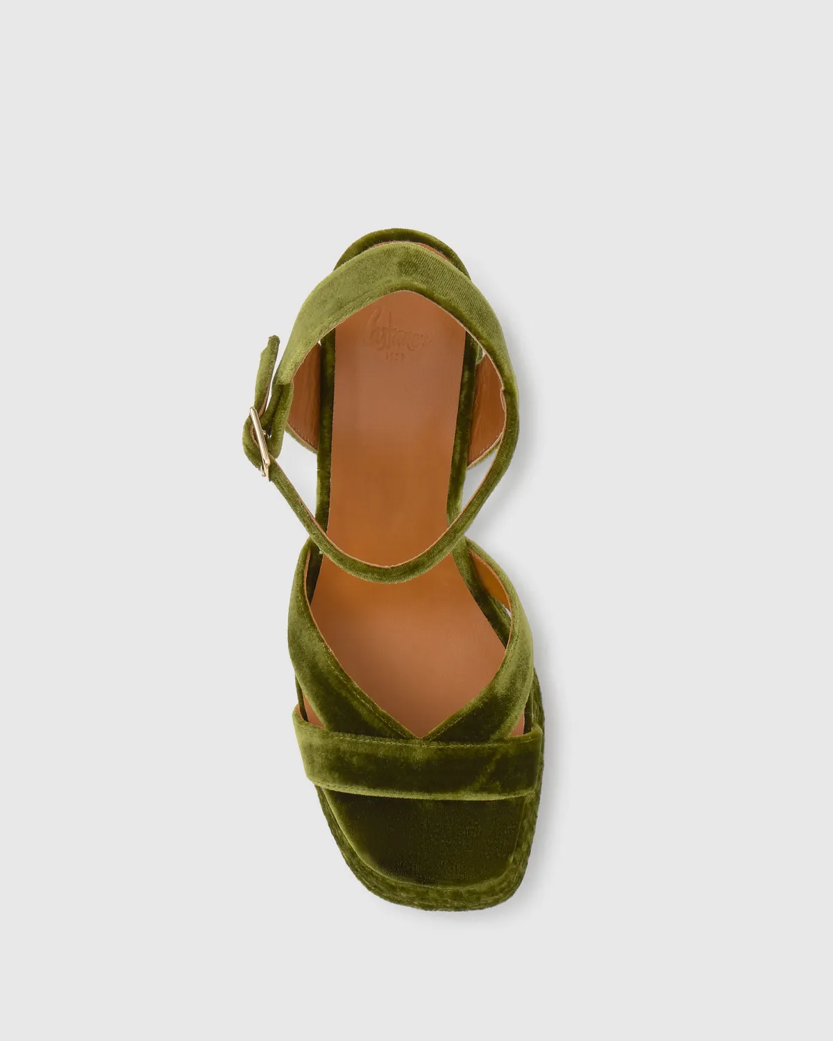 Castaner Vero 311 sandaal jungla fluweel 10cm hak