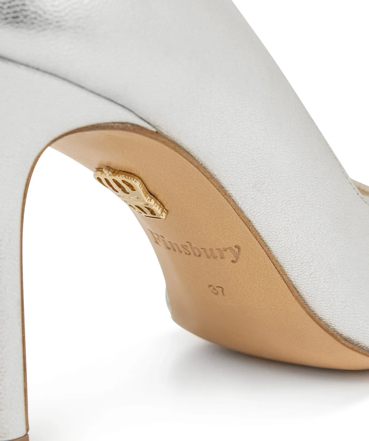 Finsbury Marilyn pumps zilver open teen