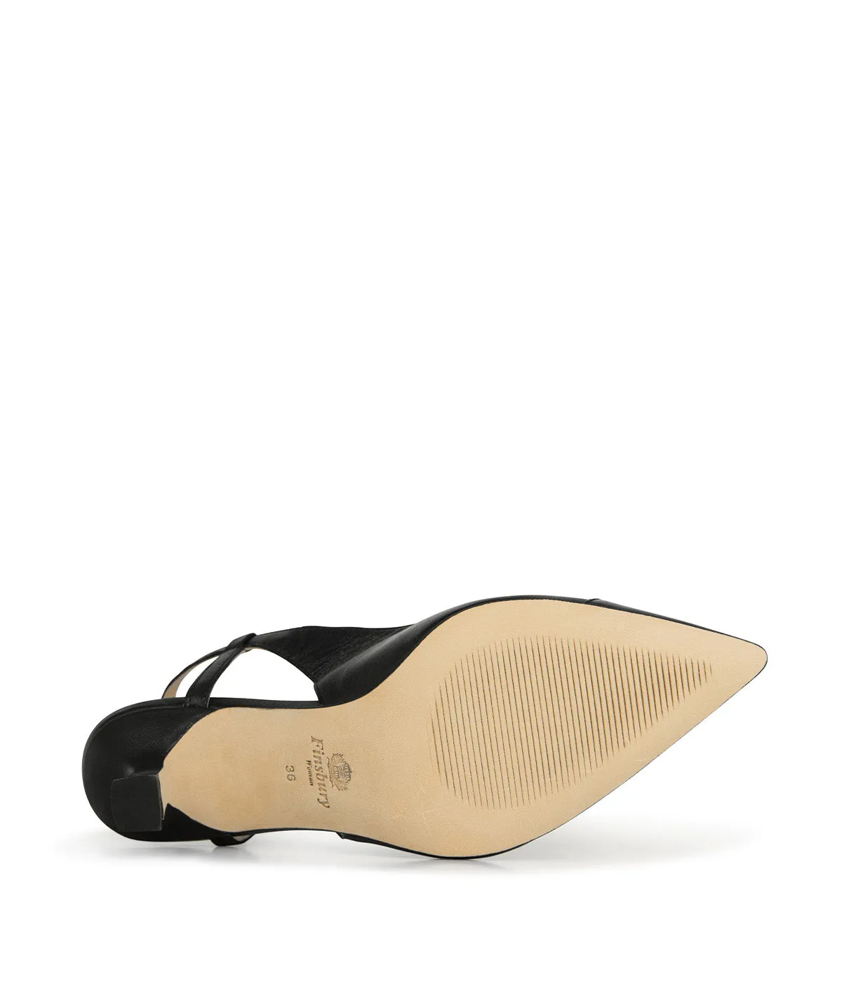 Finsbury Capri pumps zwart leer met foamzool