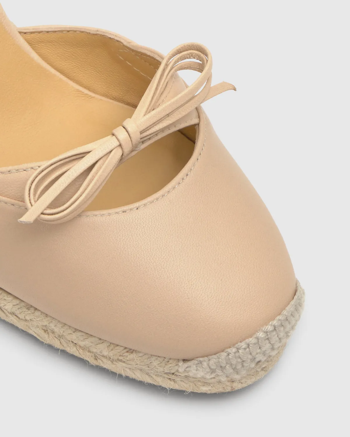Castaner Cyra/8/280 espadrilles nude leer 9 cm