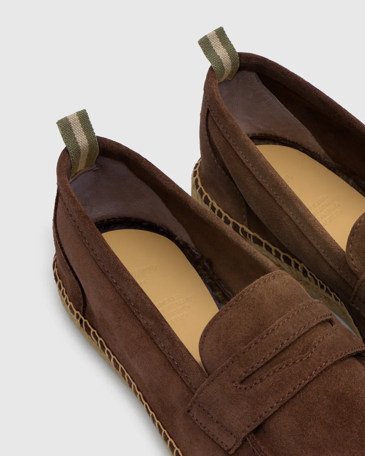 Castaner Nacho T/186 espadrilles chocolate split-leer