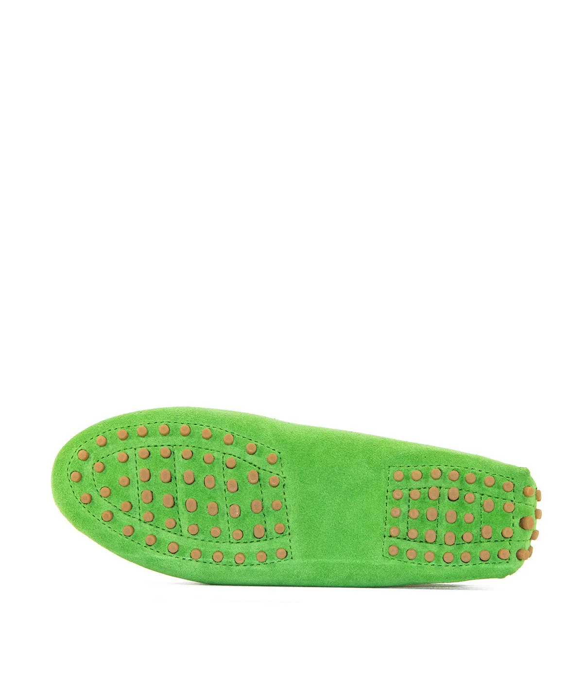 Finsbury Arlequin loafer groen suède dames