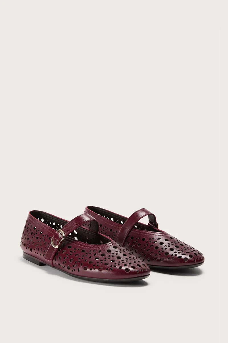 Bryan Stepwise Lyra ballerina's bordeaux leer
