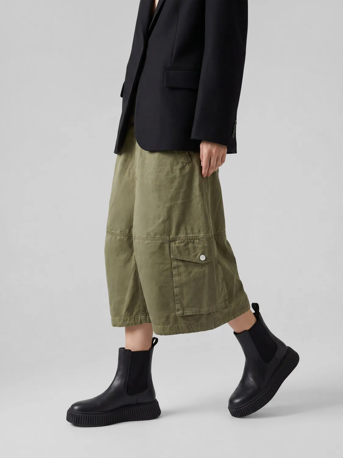Frau Re-Genesis Beatle boots zwart gerecycled leer