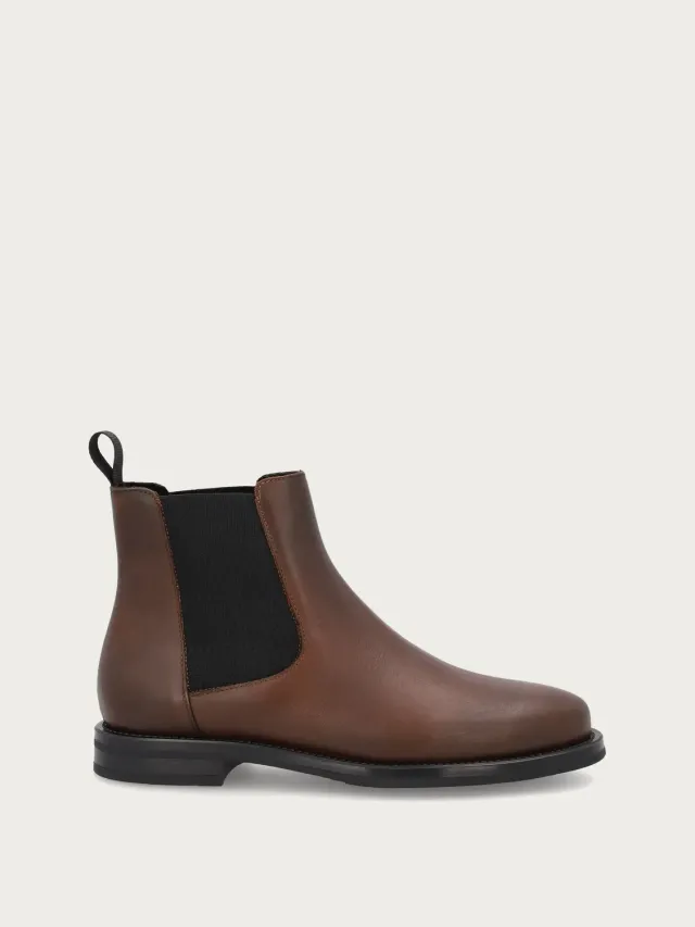 Frau Verona cognac leren chelsea boots dames