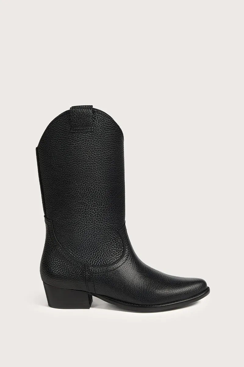 Bryan Stepwise Jandra cowboylaarzen zwart vintage