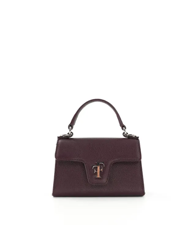 Finsbury Mini Bag FF18 handtas bordeaux leer 18cm