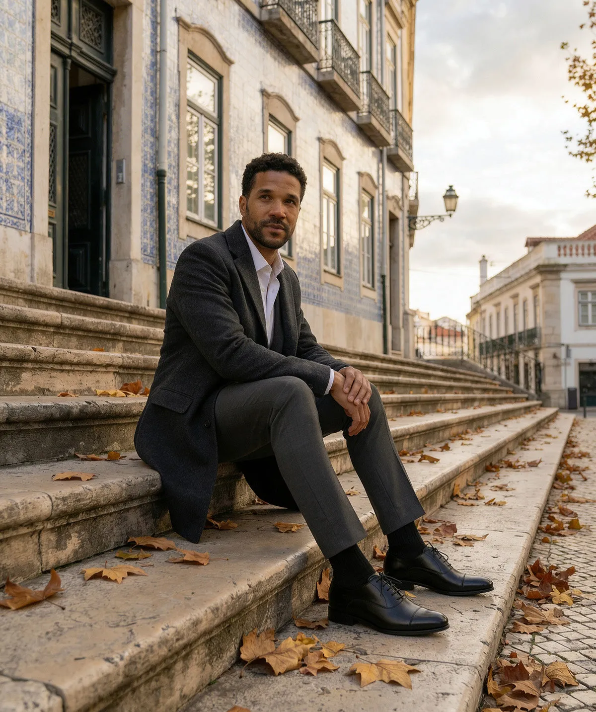 Finsbury WHITNEY oxfordschoenen zwart boxcalf heren