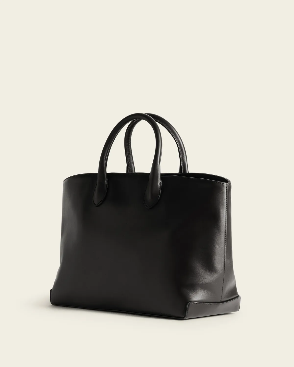 Flattered Lola tote zwart leer onesize