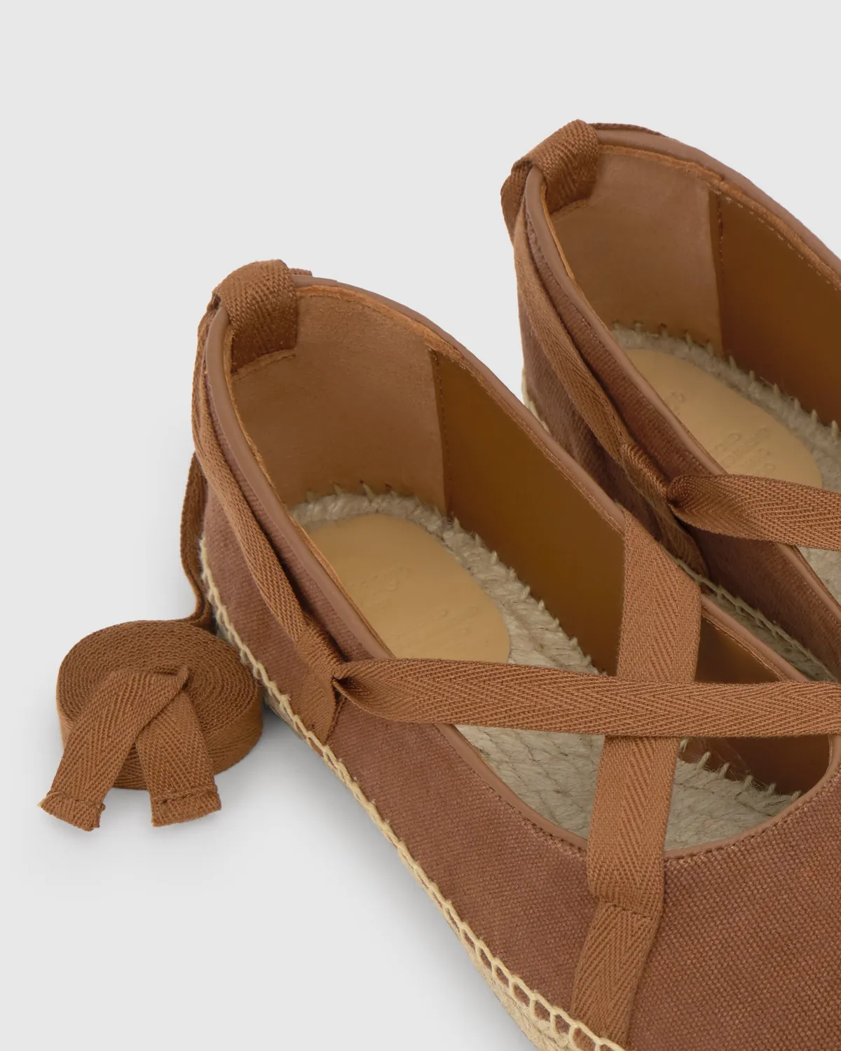 Castaner Petunia V espadrilles pecan platte zool
