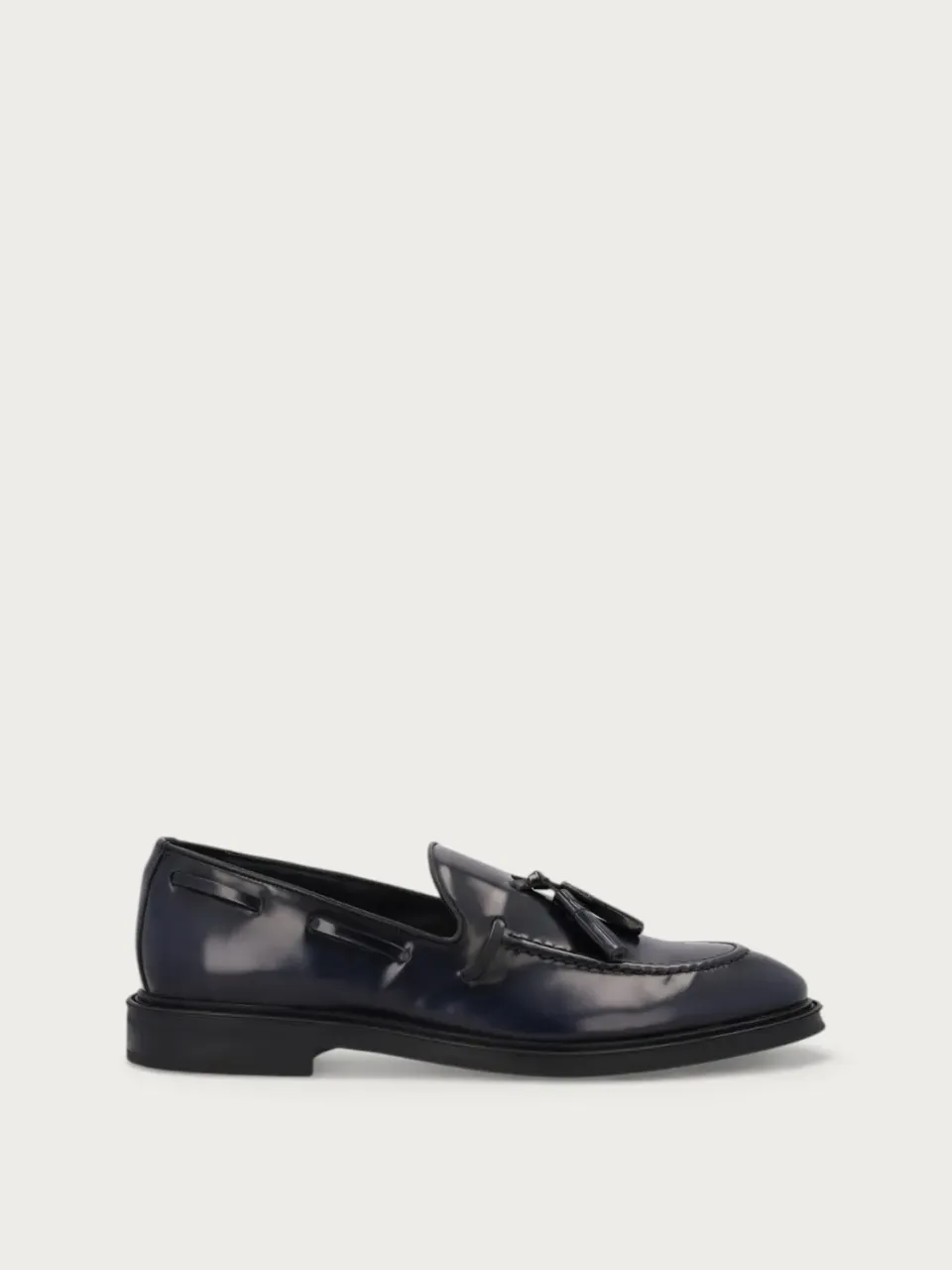 Frau Signature loafers met kwastjes blauw leer