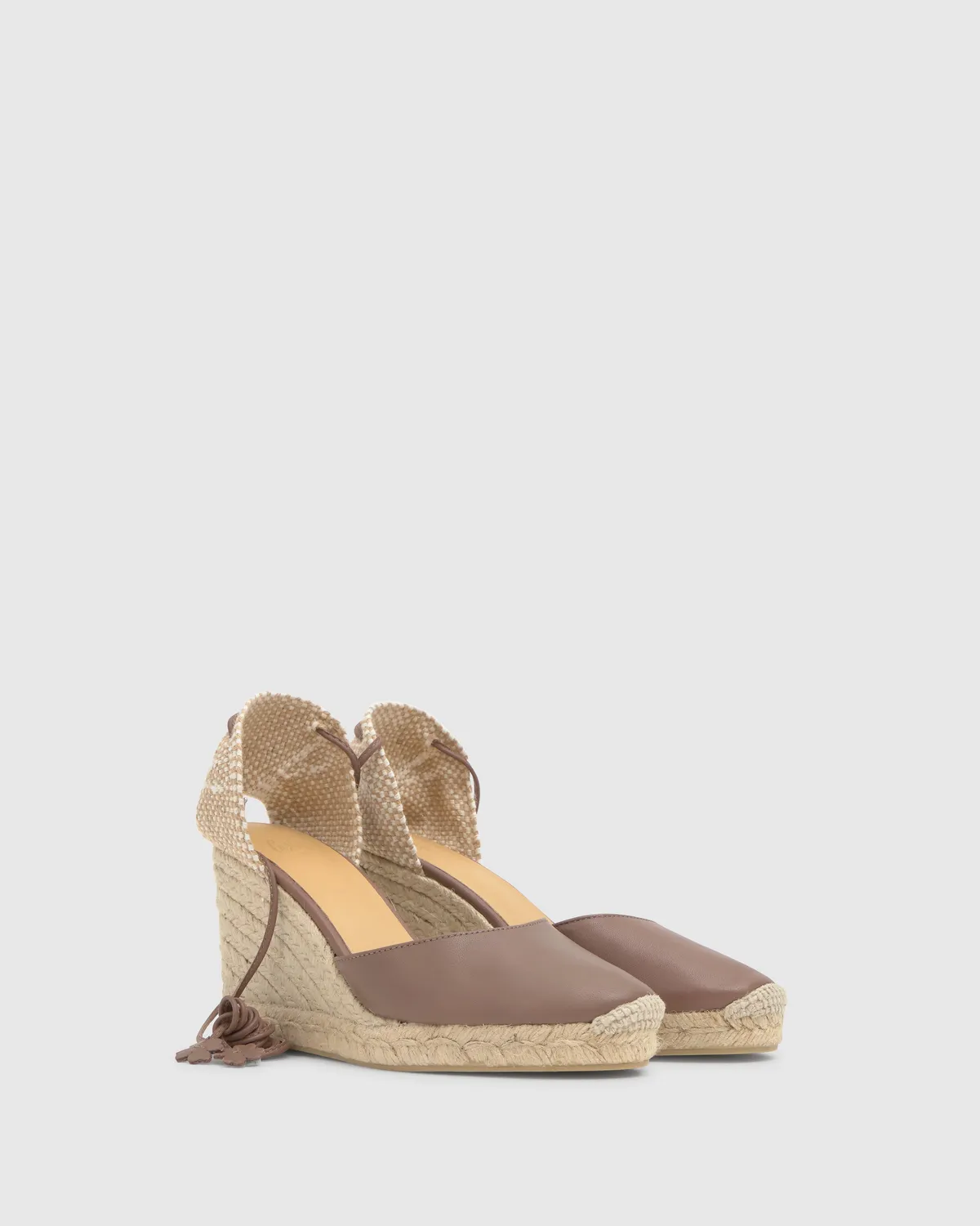 Castaner Carina/8/280 sleehakken taupe leer