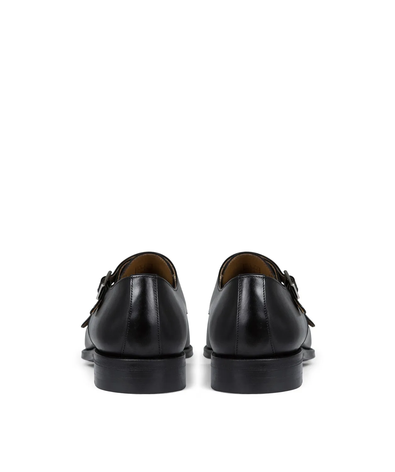 Finsbury Cambridge monkstrap zwart box calf