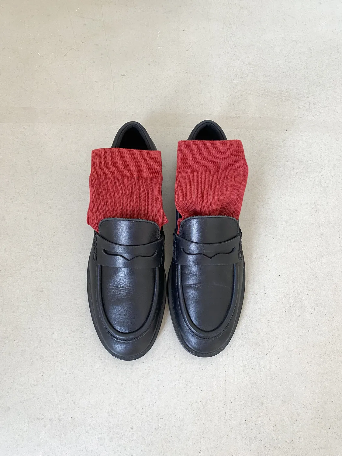 Jutelaune Canale Burgundy sokken one size bio-katoen