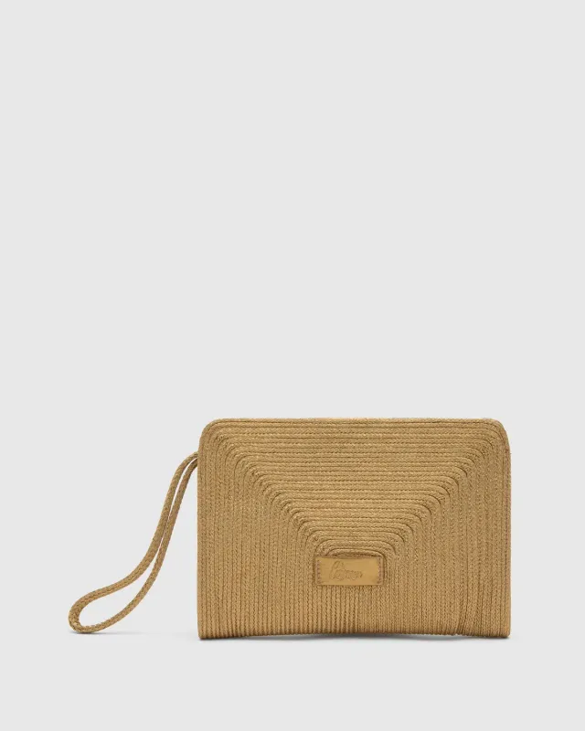 Castaner B. Bali/142 clutch oro viejo metallic
