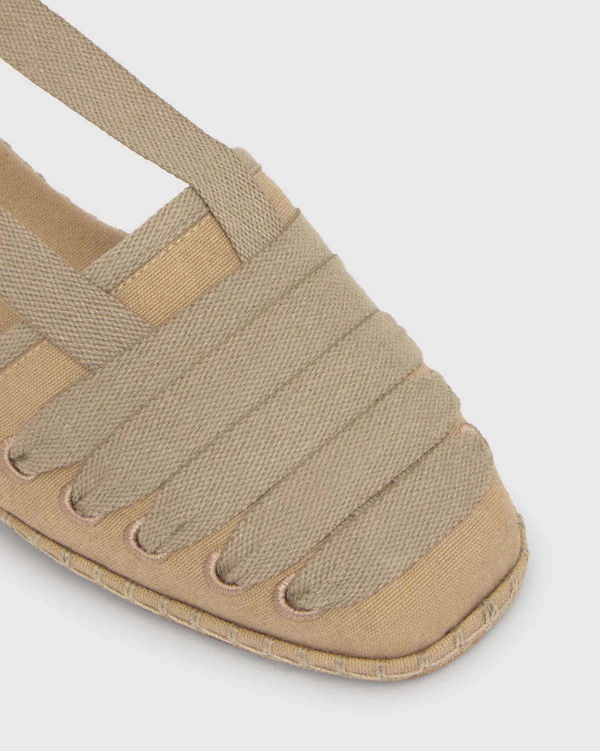 Castaner Glen 293 espadrilles zand plat canvas
