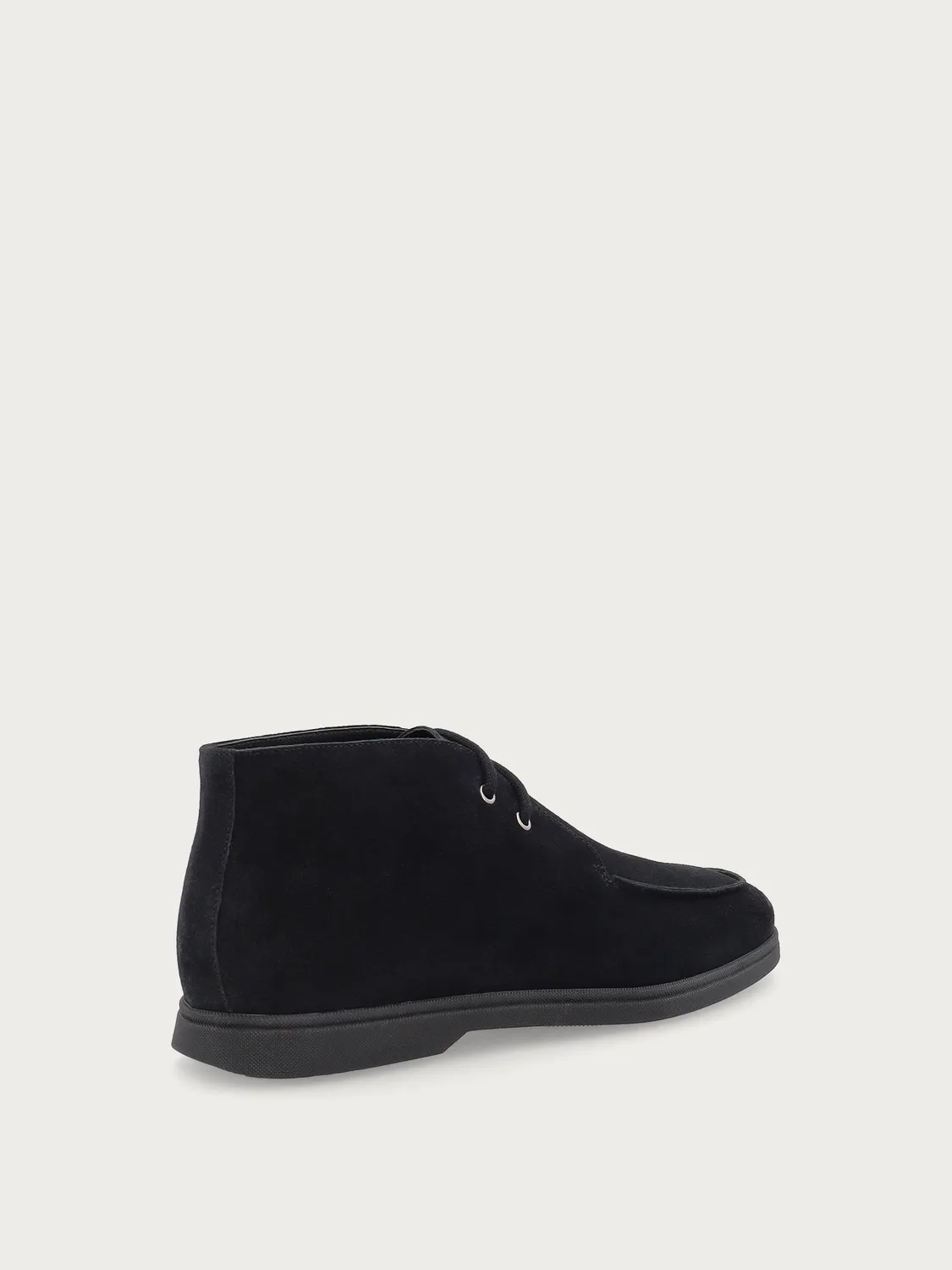 Frau Verona middernachtblauwe suède desert boots