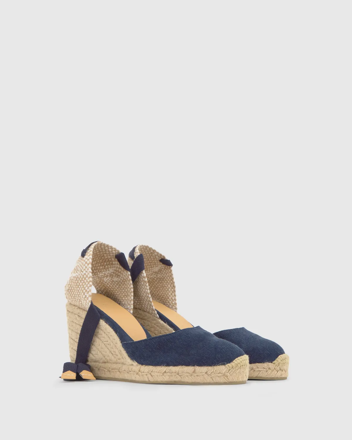 Castaner Carina CARINA/8/002 espadrilles oxford 9 cm wig