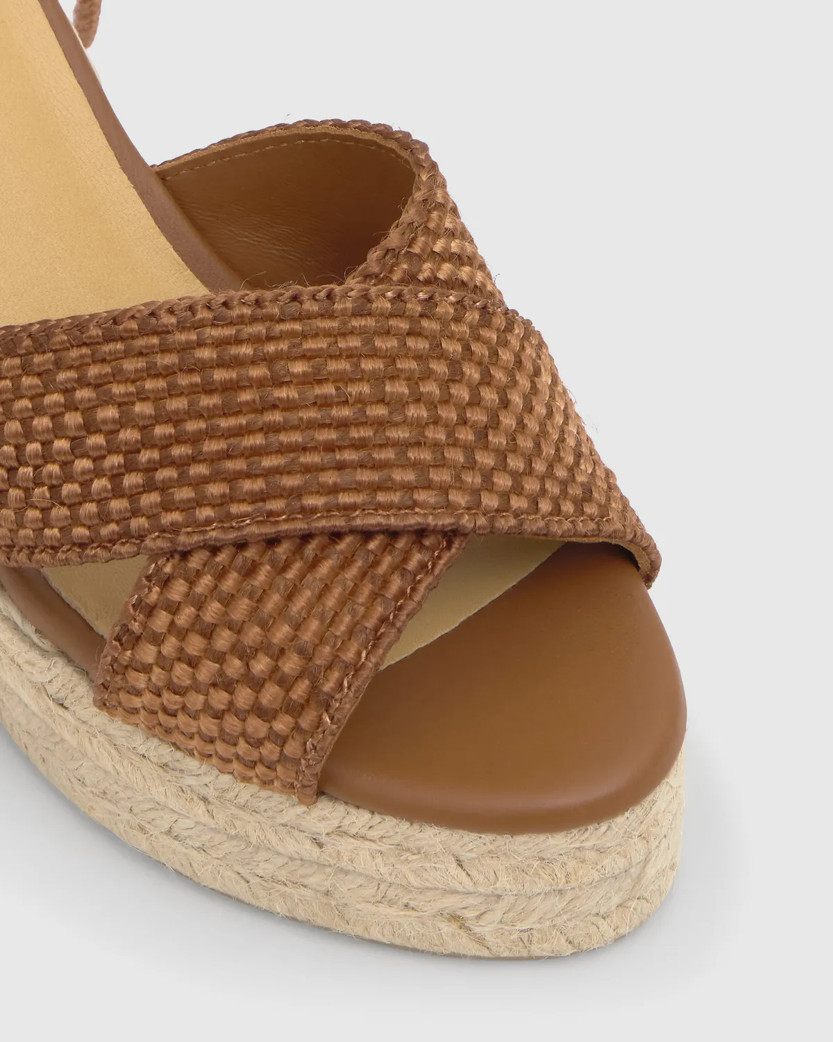 Castaner Becca/8ED/298 sleehaksandaal bruin jute
