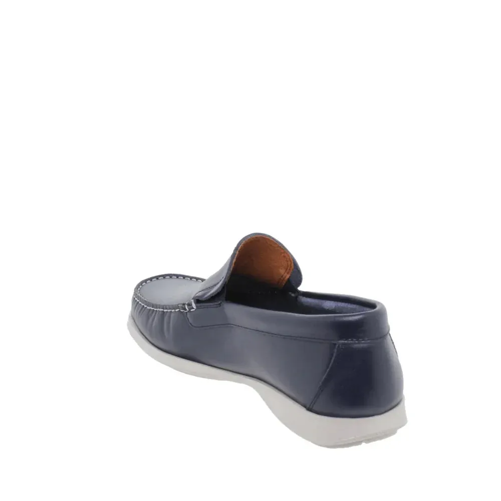 Donelli 1811 instappers blauw leer