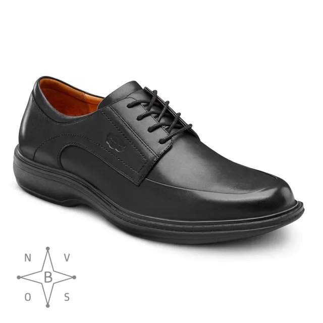 Dr. Comfort Classic herenschoen handgepolijst leer veter