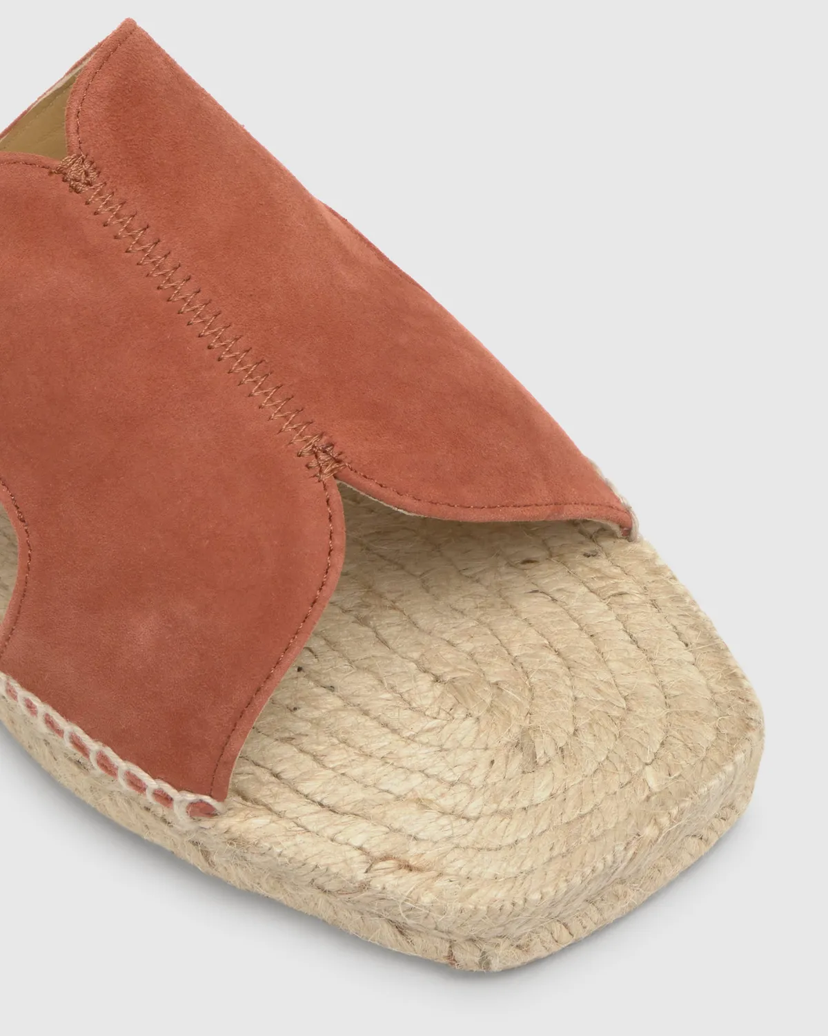 Castaner Priya 007 platte sandaal Marsala suède