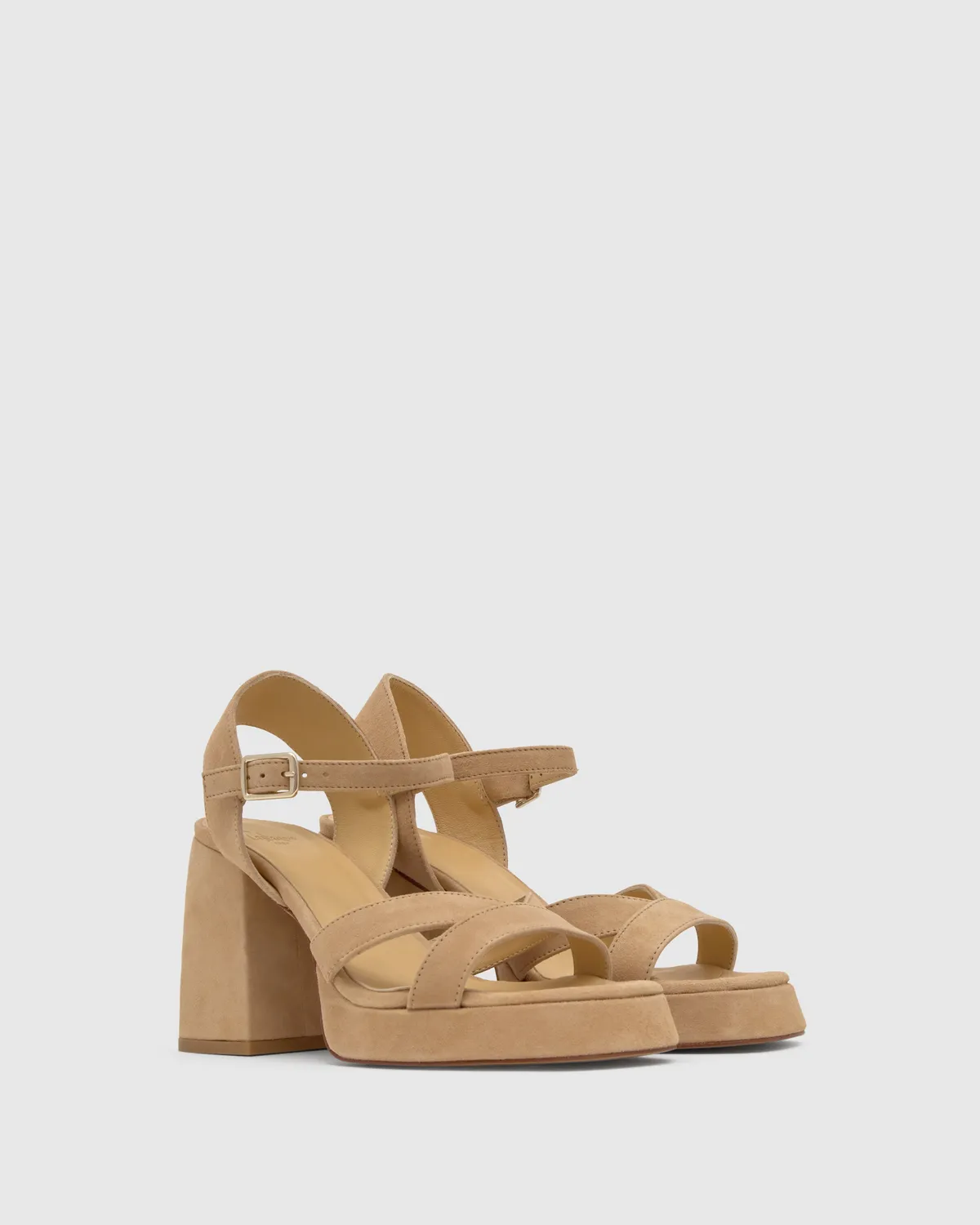 Castaner Vero/007 hak sandaal cognac suède