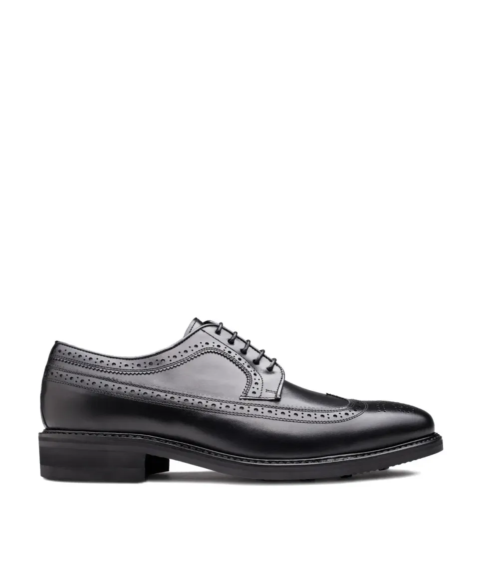 Finsbury Barton derby schoenen zwart kalfsleer