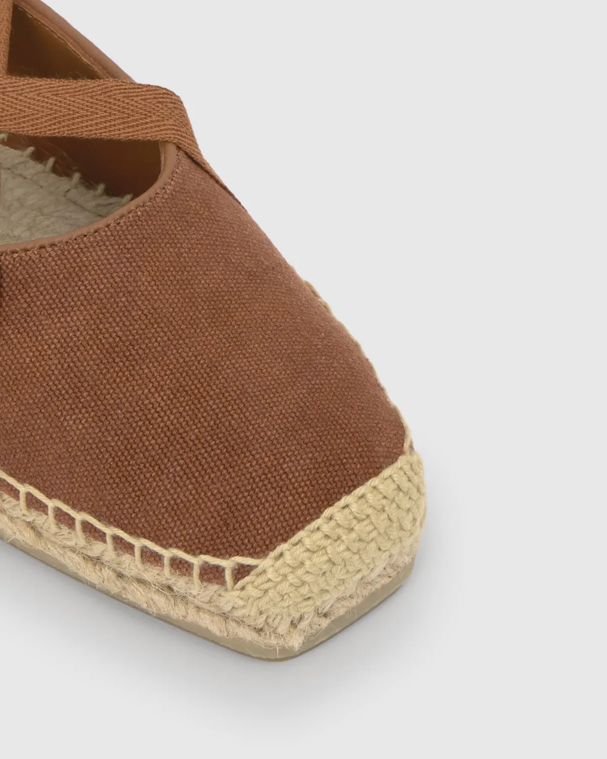 Castaner Petunia V espadrilles pecan platte zool
