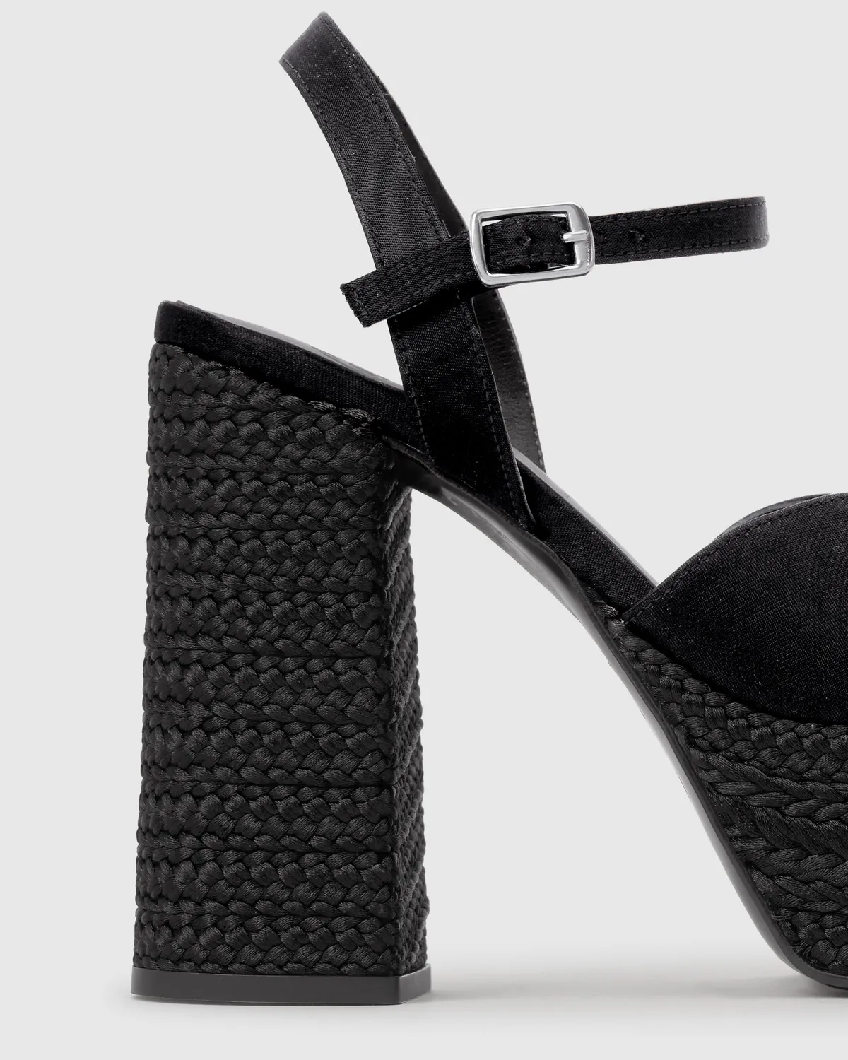 Castaner Fede/312 sandalen zwart satijn 13 cm