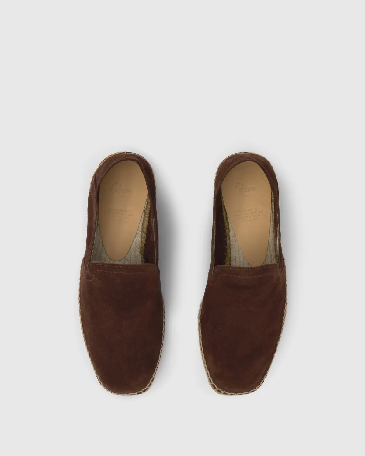 Castaner Parker T/186 espadrilles suède chocolate