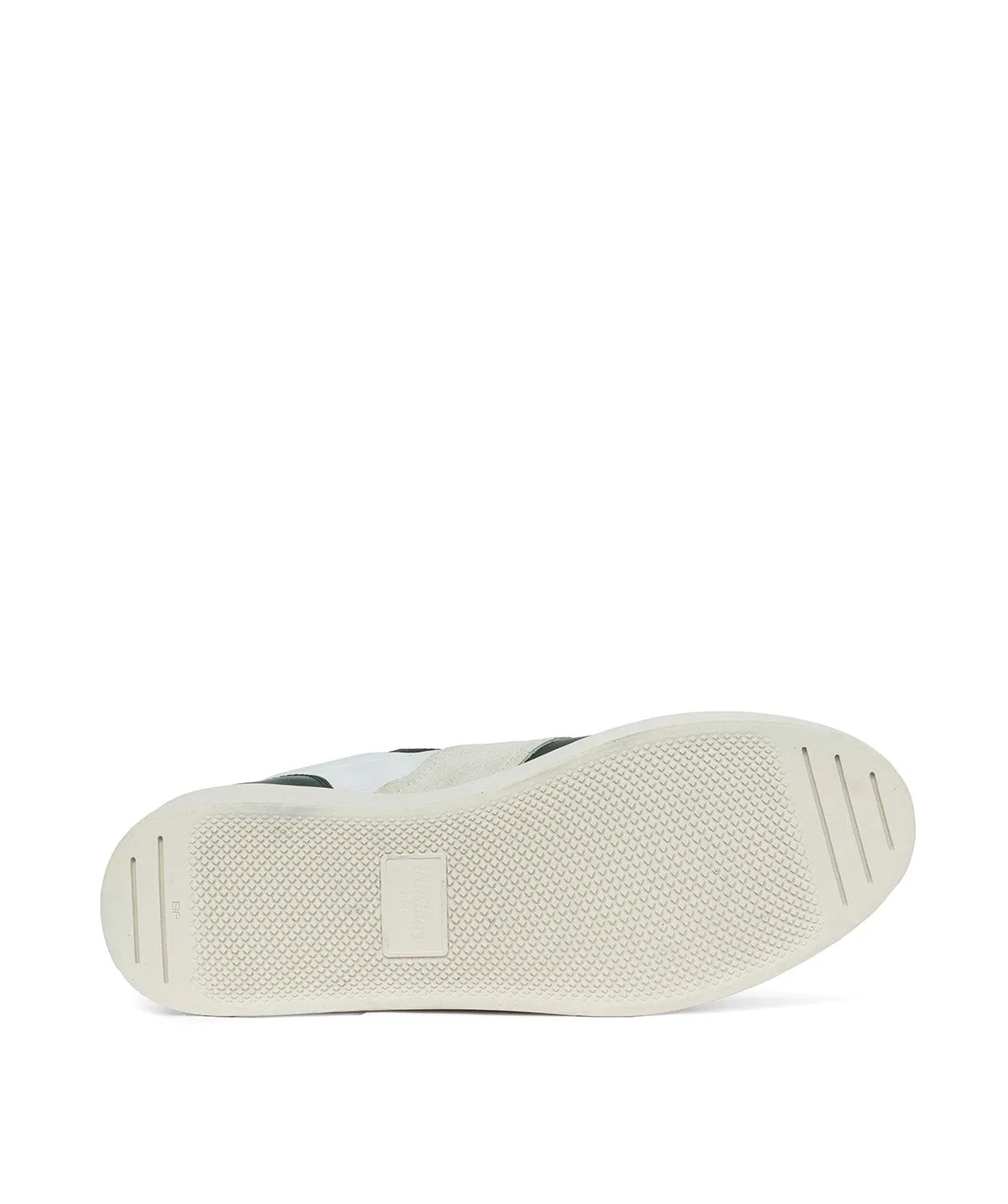 Finsbury Alexis sneakers groen wit rubberen zool