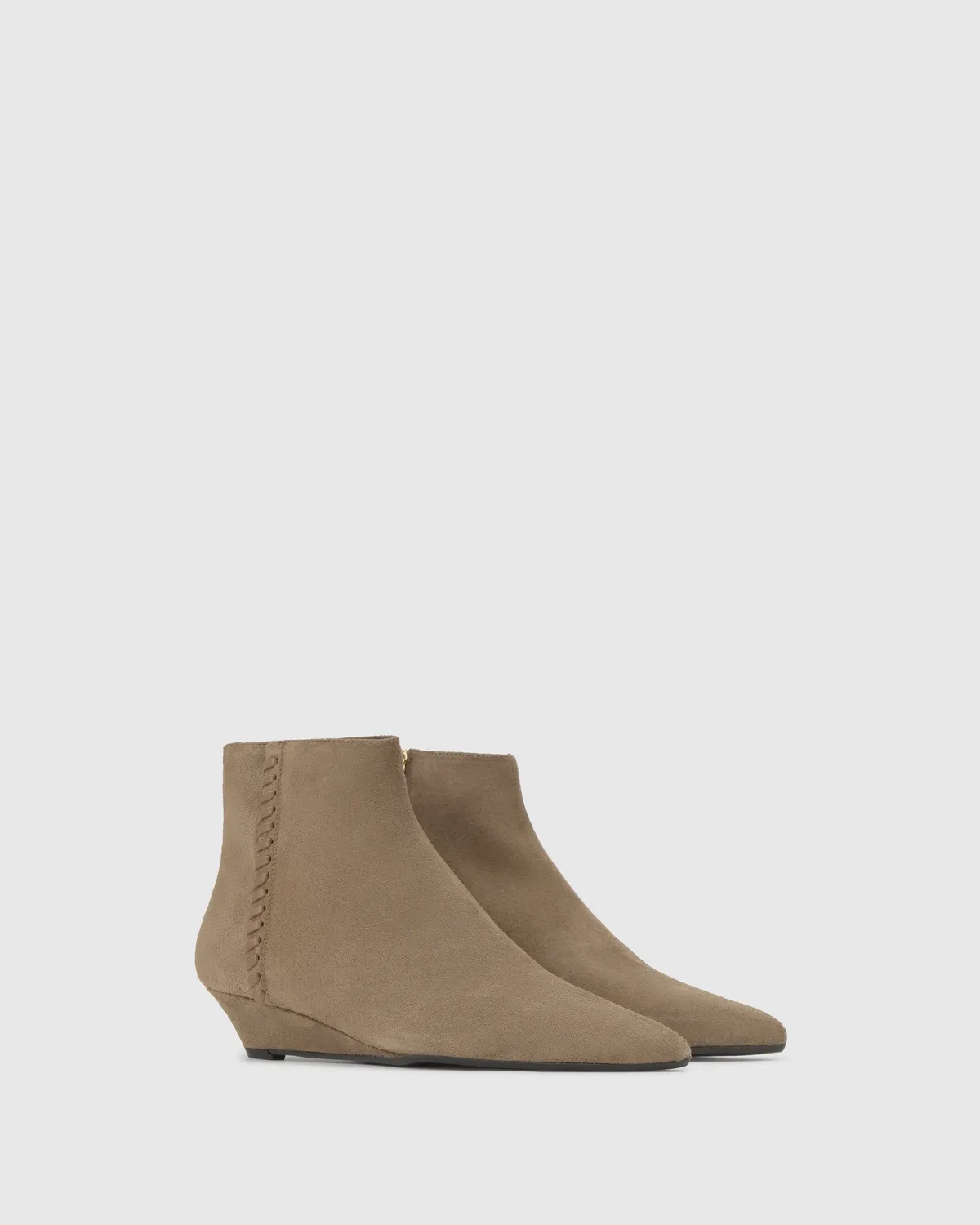 Castaner Tina 186 enkellaars taupe suède 4 cm