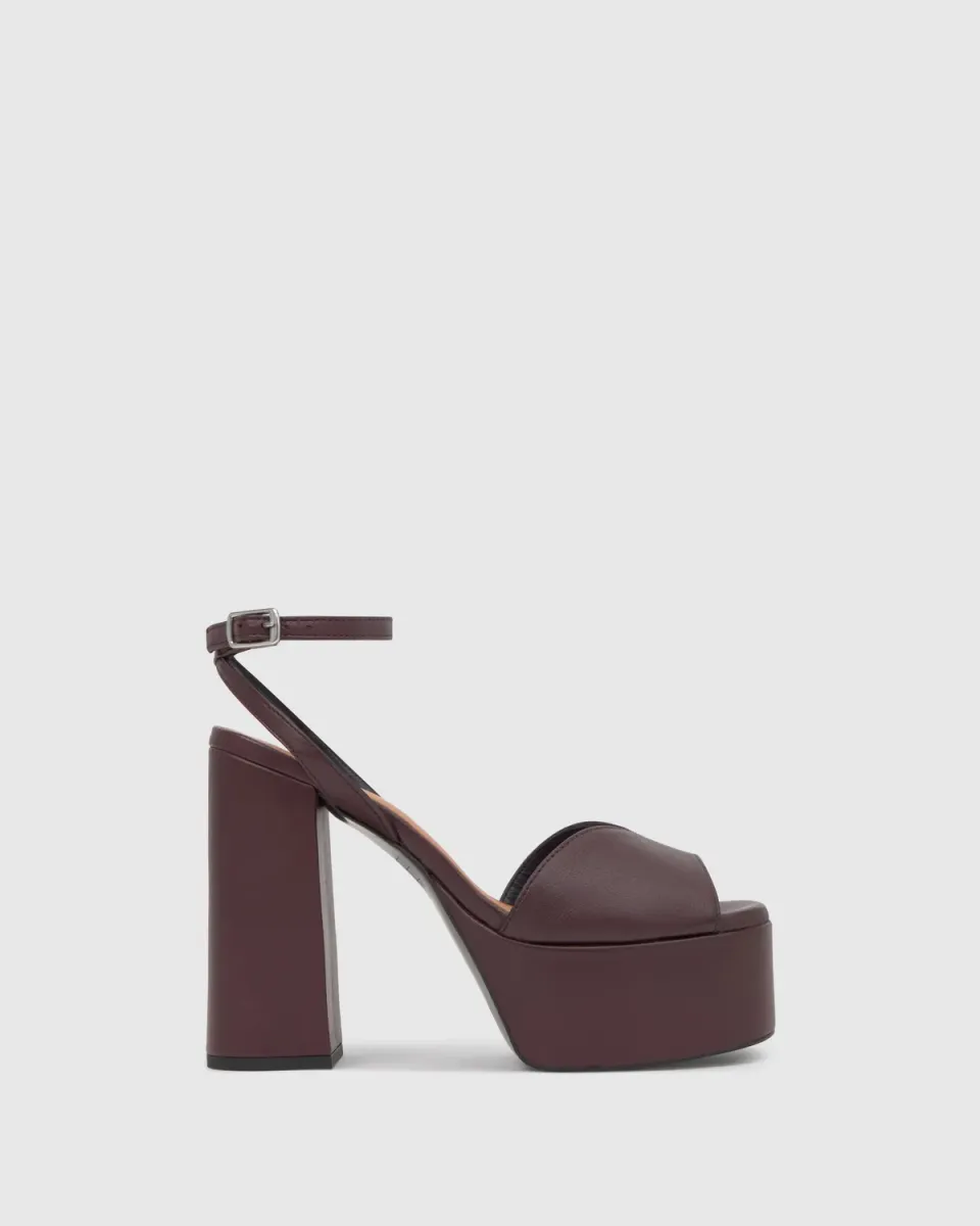 Castaner Fibi 280 sandaal bordeaux – hak 13 cm