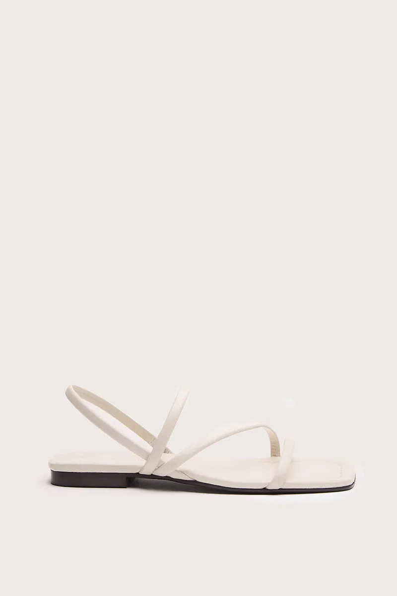 Bryan Stepwise Roma sandalen ivory enkelband