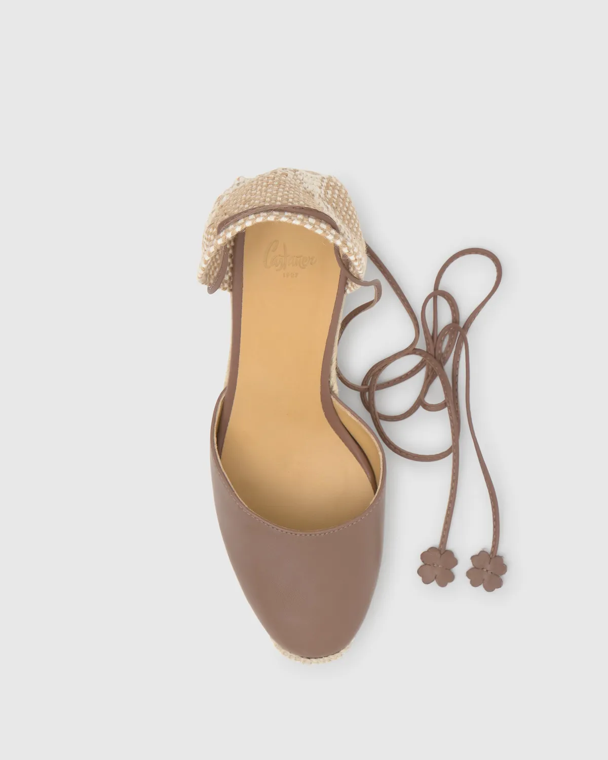 Castaner Carina/8/280 sleehakken taupe leer