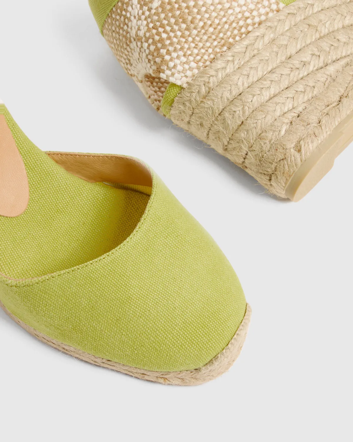 Castaner Carina 6 002 espadrilles sleehak zwart canvas
