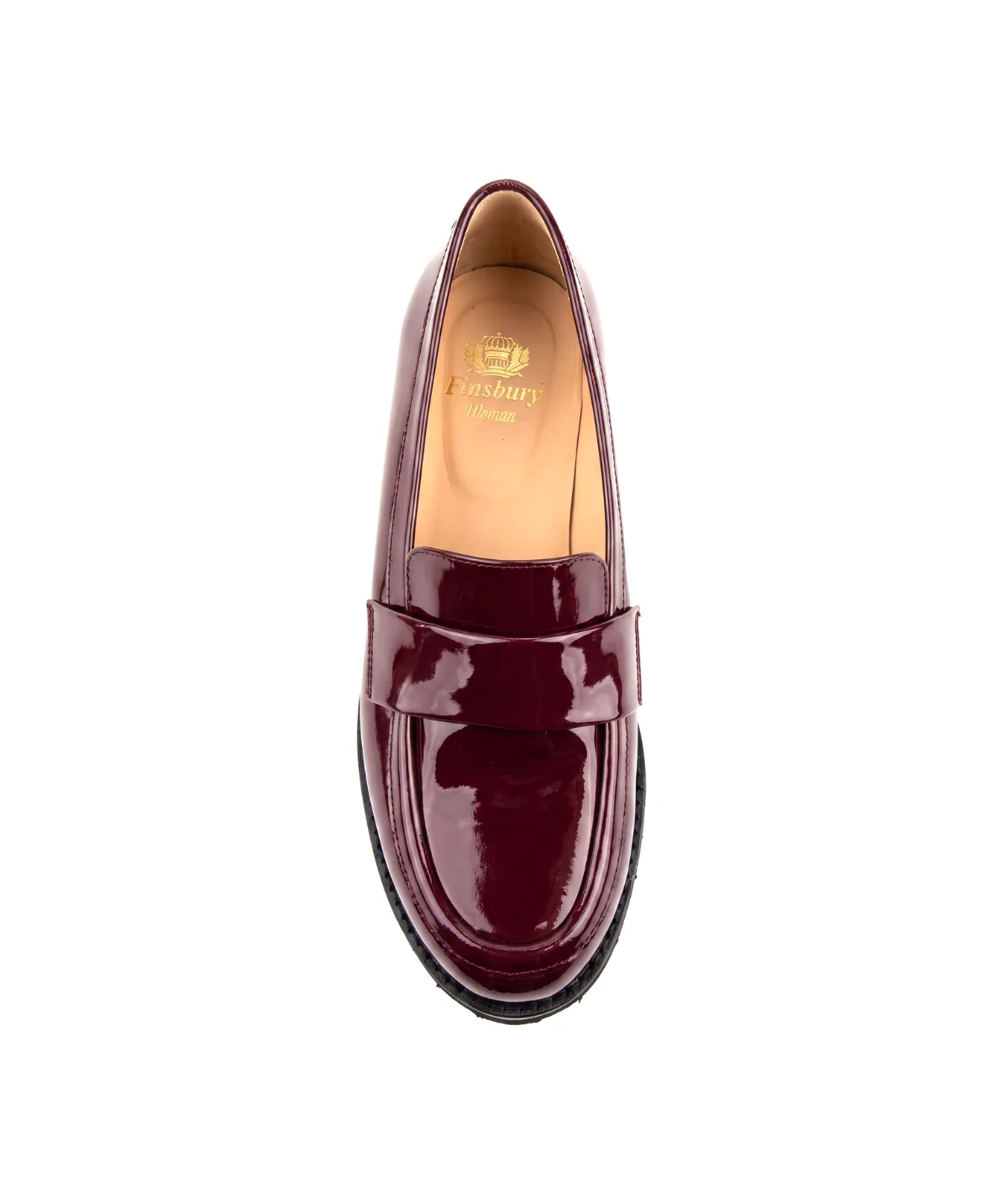 Finsbury Adele loafer pruim leer dames