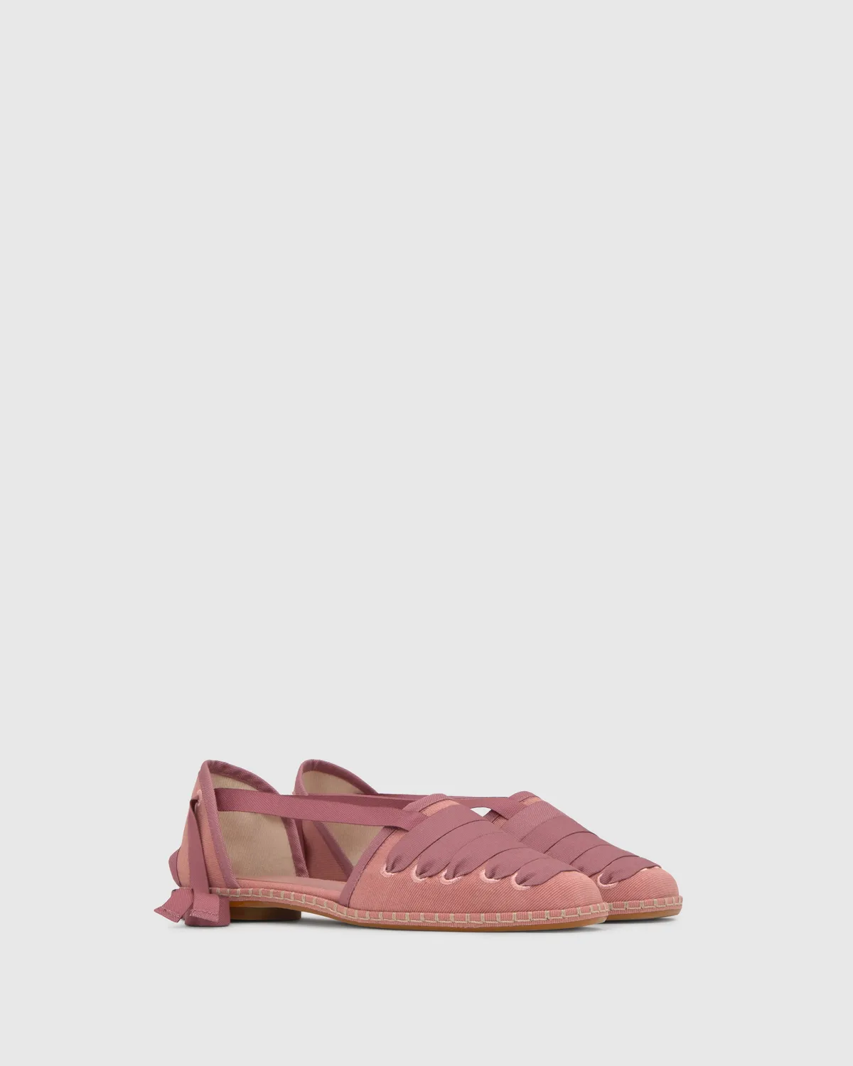 Castaner Glen/293 espadrille roze katoen flats