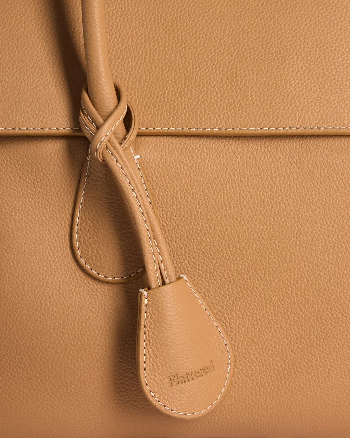 Flattered Lydia tote cognac generfd leer