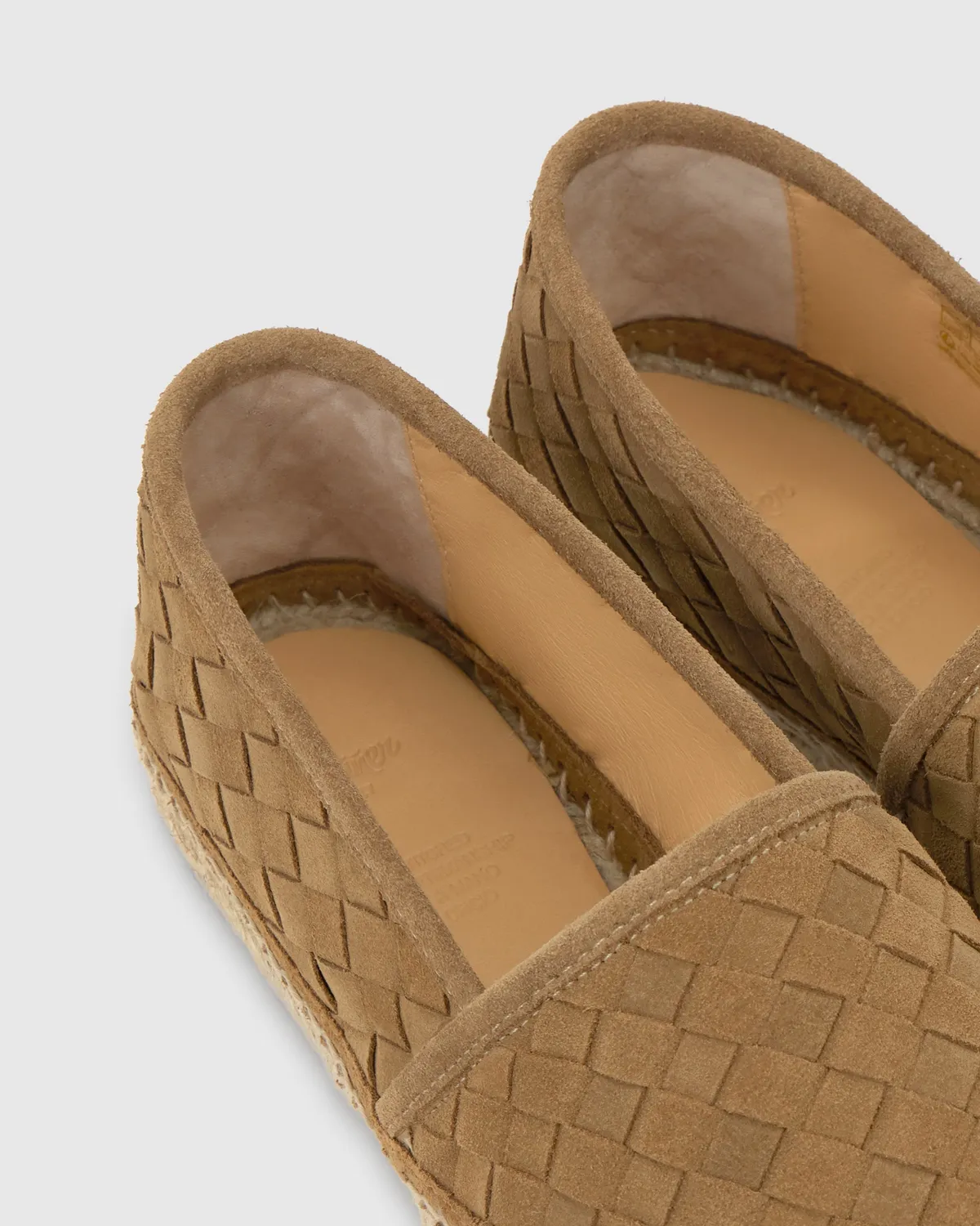 Castaner Porto 186 espadrilles arena vlechtleer