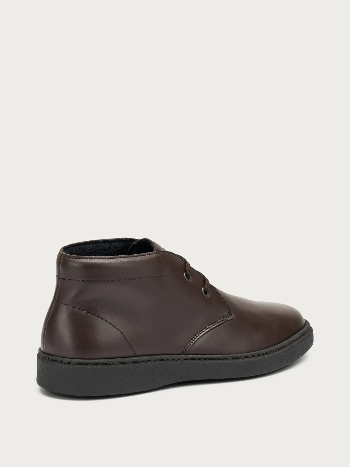 Frau Verona donkerbruine suède veterboots heren