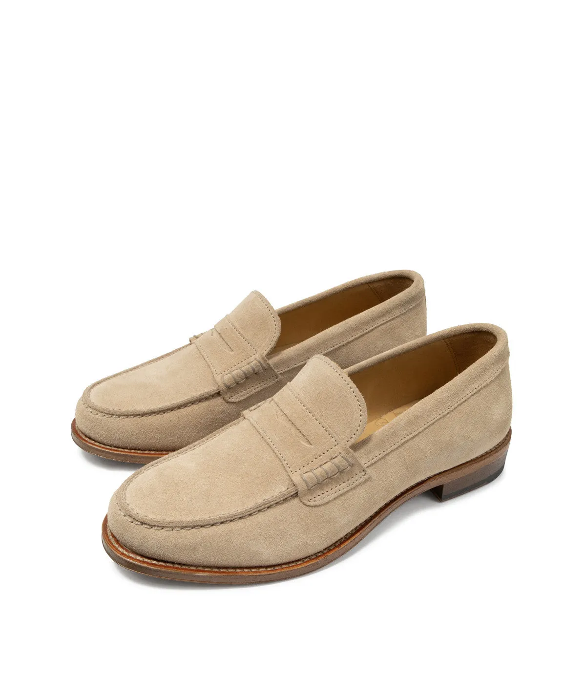 Finsbury Tiffany loafers beige amber leer