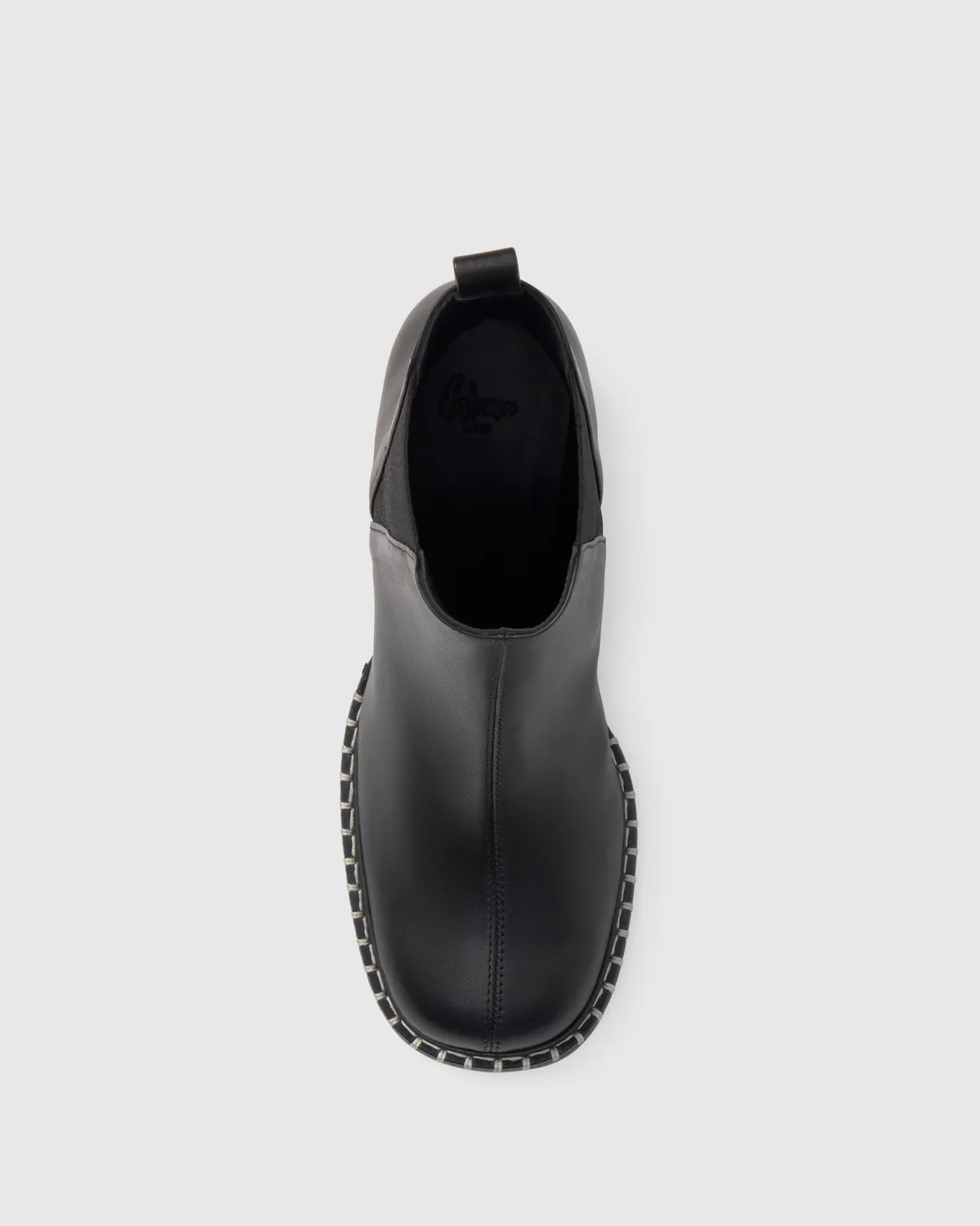 Castaner Neandra/113 dames enkellaarsjes zwart leer 6cm