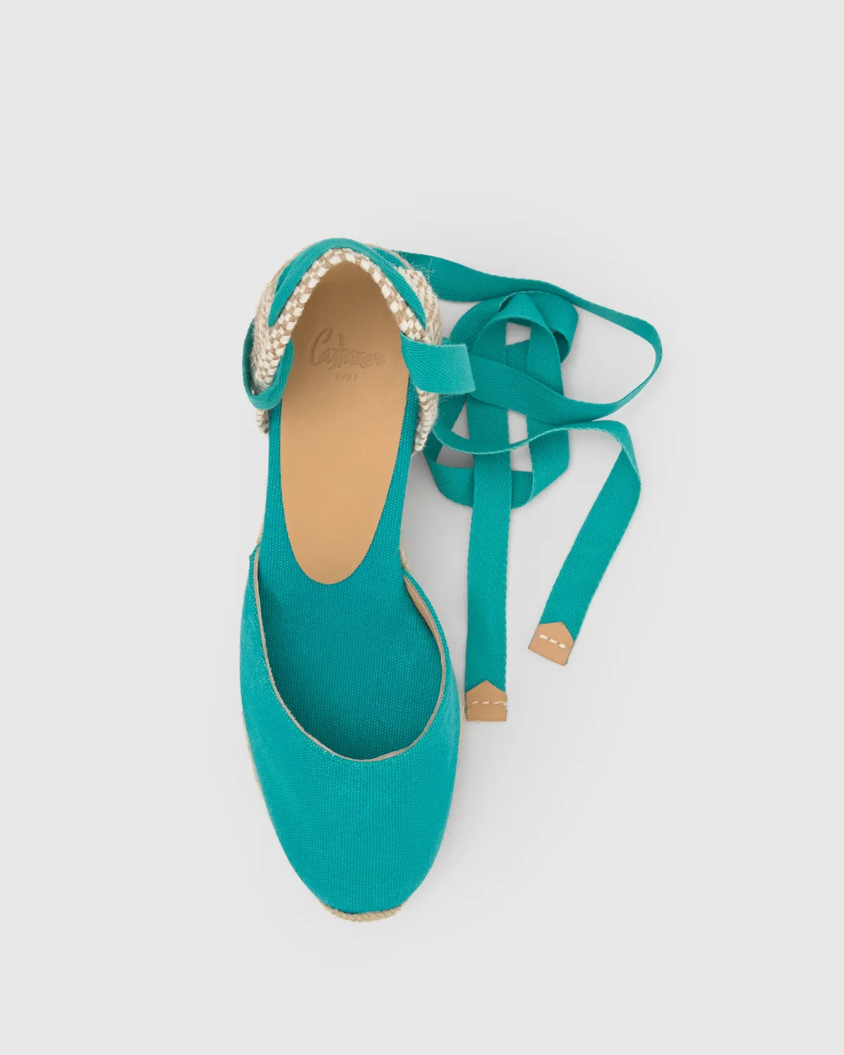 Castaner Carina 6/SS20002 espadrilles aqua 7 cm sleehak