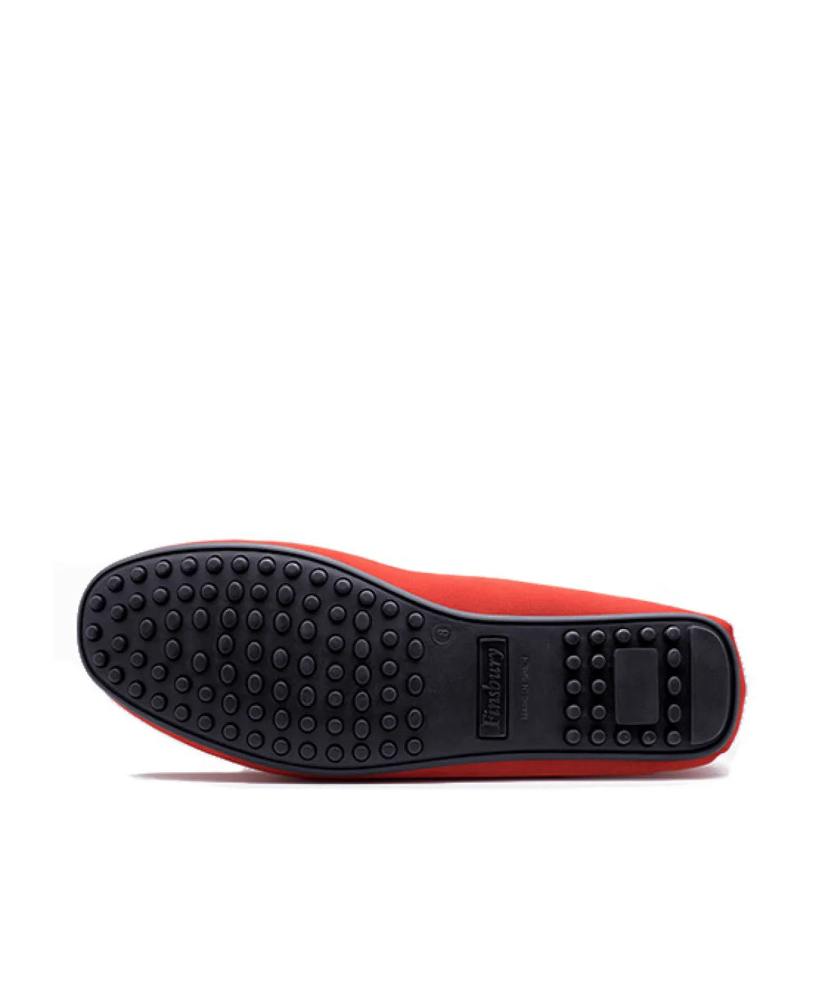 Finsbury Cancun mocassin rood suède kalfsleer