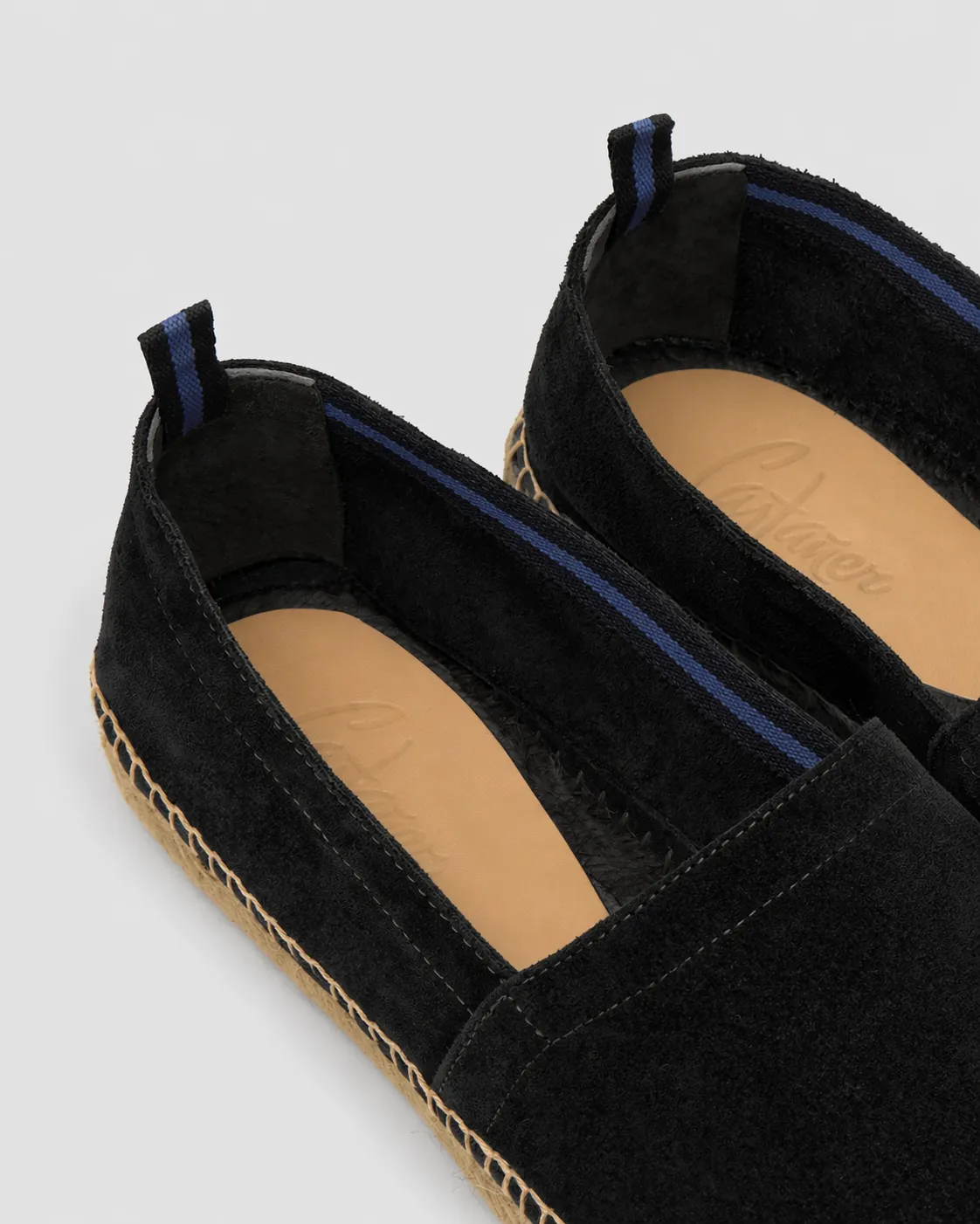 Castaner Pablo T/186 espadrilles zwart suede