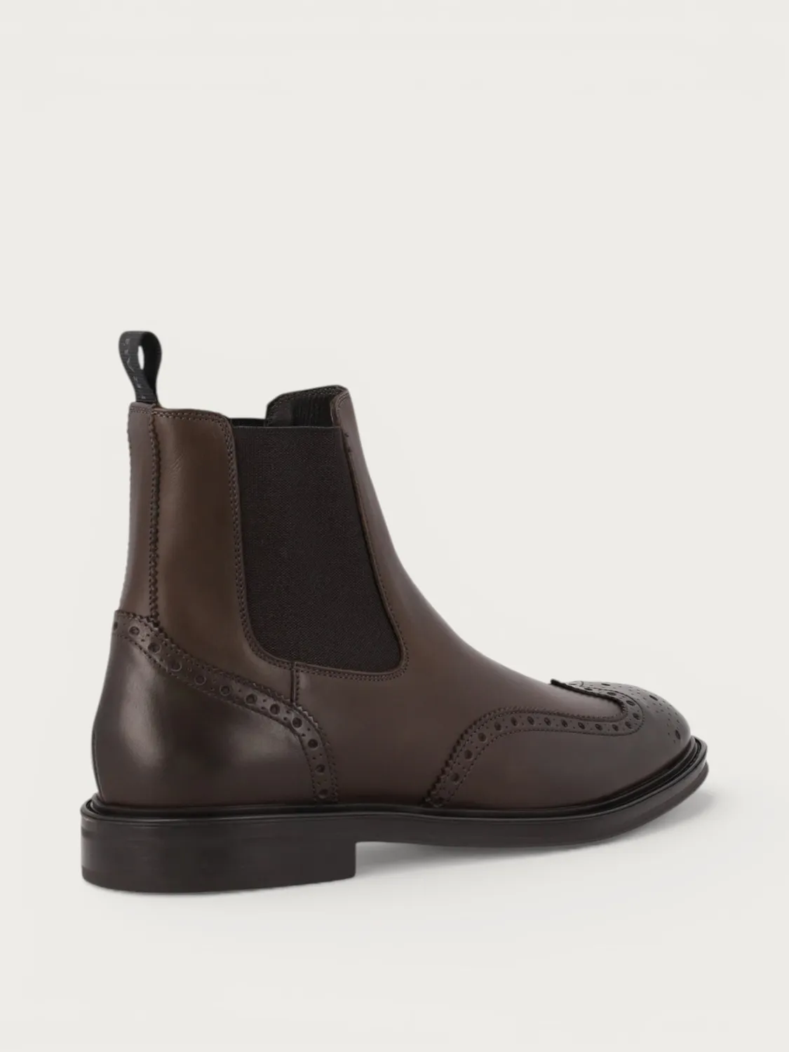 Frau Signature Beatle boots bruin kalfsleer wingtip