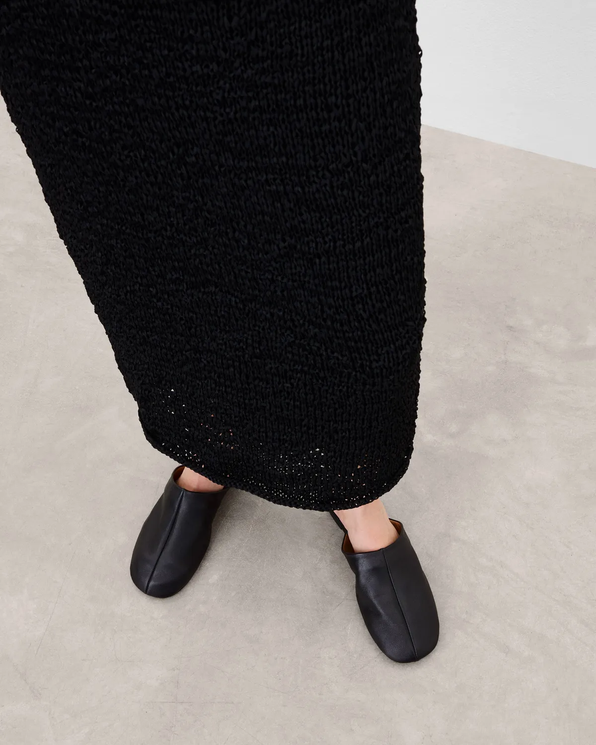 Flattered Maurine loafer zwart leer slip-on